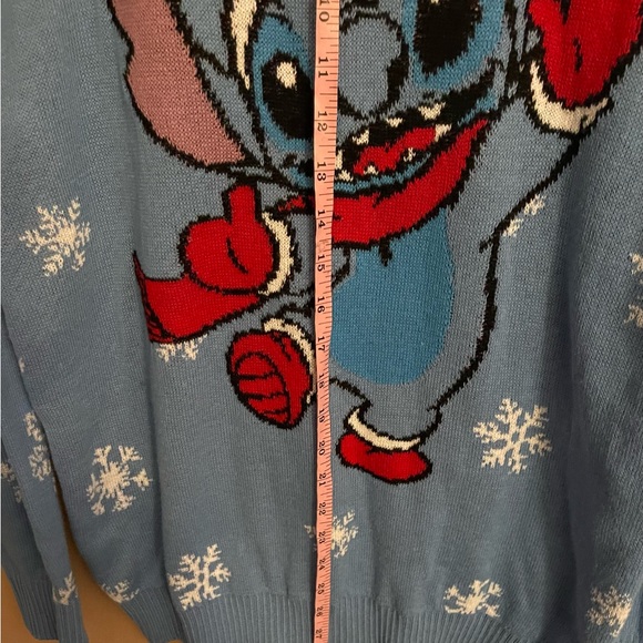 Disney Lilo & Stitch unisex hair holiday sweater 2024 size M NWOT - Picture 6 of 6